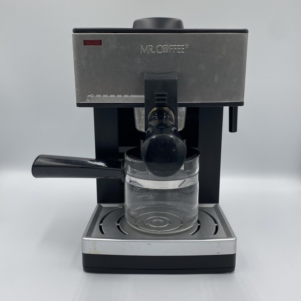 Mr. Coffee ECM160 4-Cup Steam Espresso Cappuccino Latte Maker w/ Glass Carafe